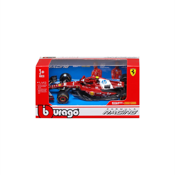 1:43 F1 FERRARI SF-25 2025 HAMILTON IN 12PC DISPENSER