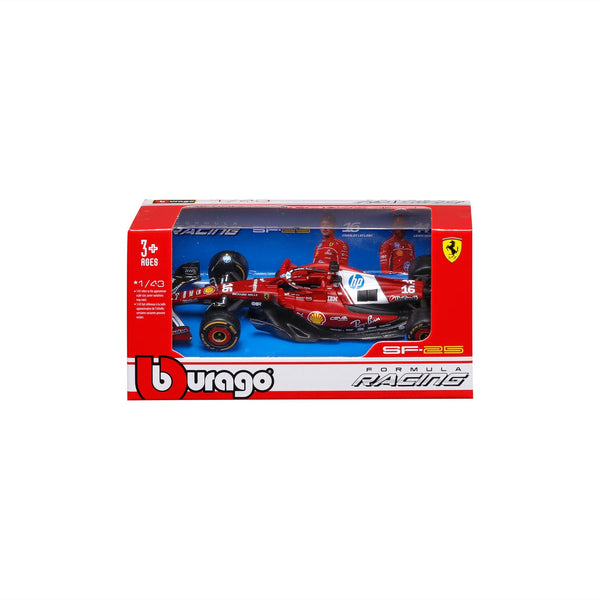1:43 F1 FERRARI SF-25 2025 LECLERC IN 12PC DISPENSER