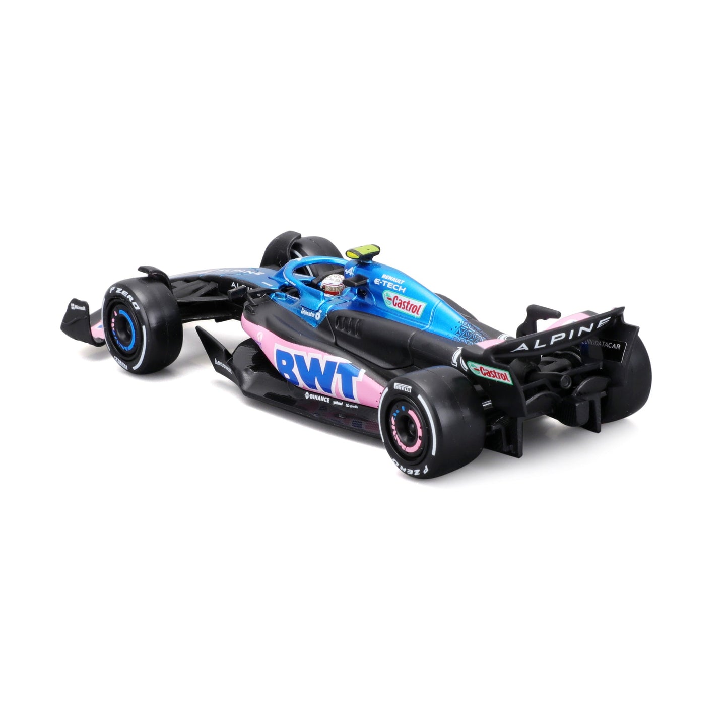 1:43 F1 BWT ALPINE F1 TEAM A523 2023 AVEC CASQUE GASLY