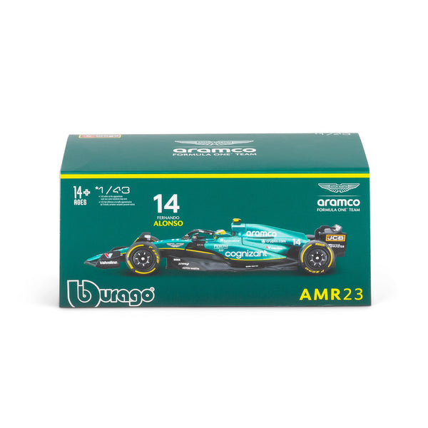 1:43 F1 ASTON MARTIN 2023 AMR23 AVEC CASQUE ALONSO