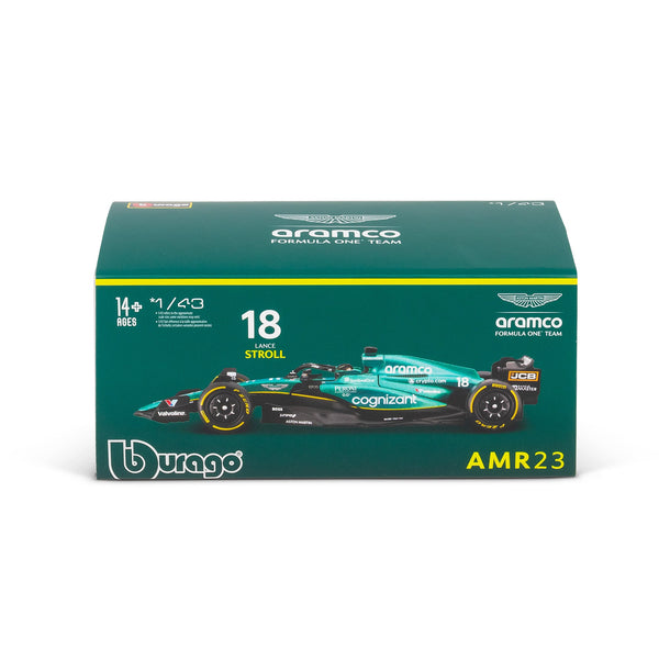 1:43 F1 ASTON MARTIN 2023 AMR23 AVEC PROMENADE AU CASQUE