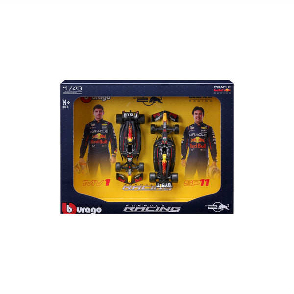1:43 F1 RED BULL RACING RB20 2024 PACK DE DEUX VERSTAPPEN ET PEREZ
