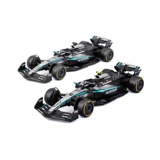 1:43 F1 MERCEDES AMG W16 2025 RUSSELL & ANTONELLI TEAM TWO PACK