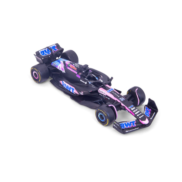 1:43 F1 BWT ALPINE F1 TEAM A524 2024 OCON DANS UN DISTRIBUTEUR DE 12 PIÈCES