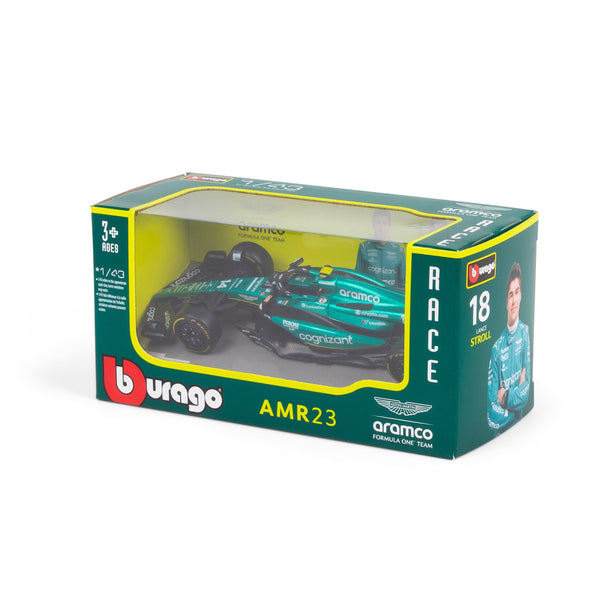 1:43 F1 ASTON MARTIN 2023 AMR23 ALONSO DANS LE DISTRIBUTEUR