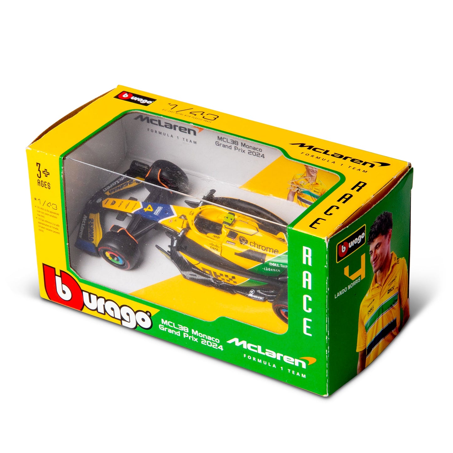 1:43 F1 MCLAREN MCL38 2024 NORRIS - LIVRAISON SENNA