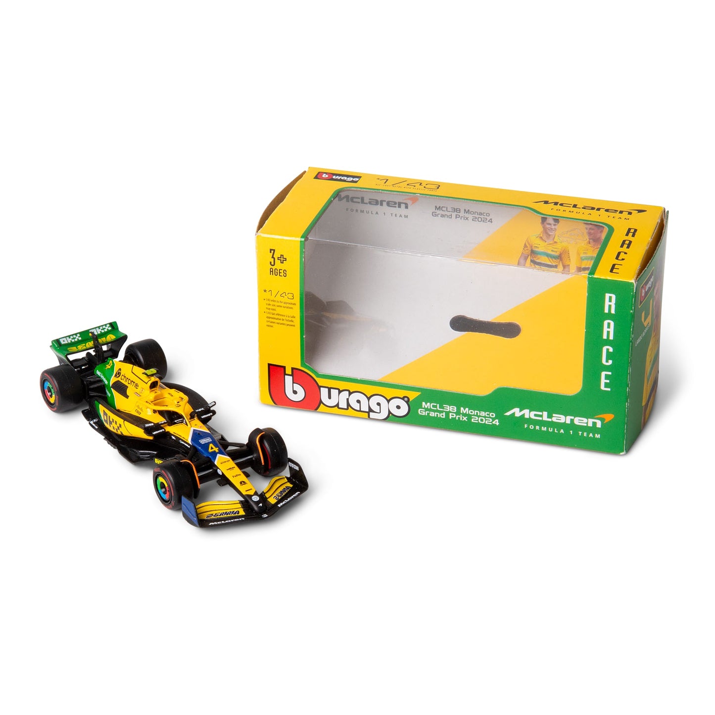 1:43 F1 MCLAREN MCL38 2024 NORRIS - LIVRAISON SENNA