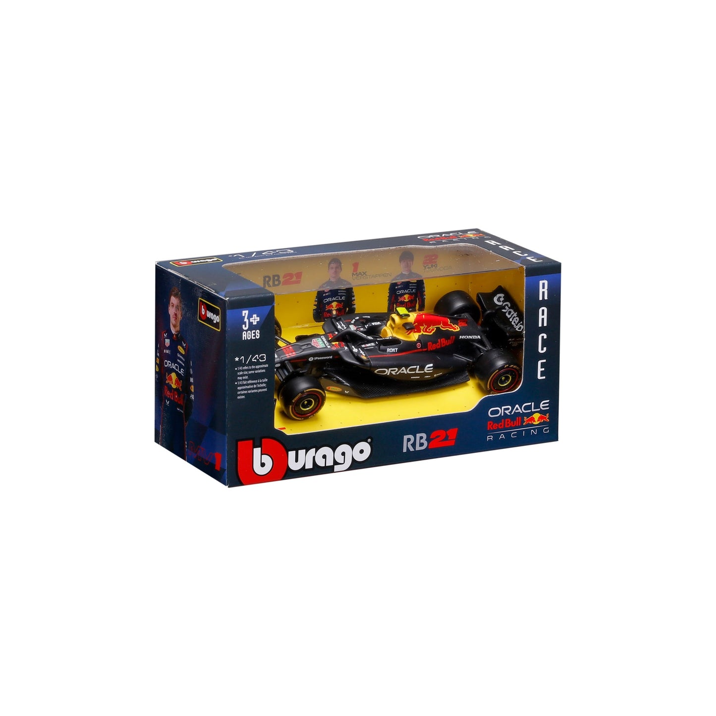 1:43 F1 RED BULL RACING RB21 2025 TSUNODA IN 12PC DISPENSER
