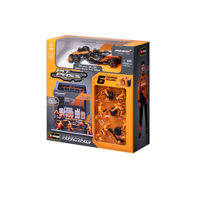 1:43 F1 MCLAREN MCL38 2024 DIORAMA PASSAGE AUX STANDS NORRIS