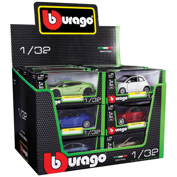 ASSORTIMENT DE VOITURES CLASSIQUES 1:32 DISTRIBUTEUR 18 PIÈCES