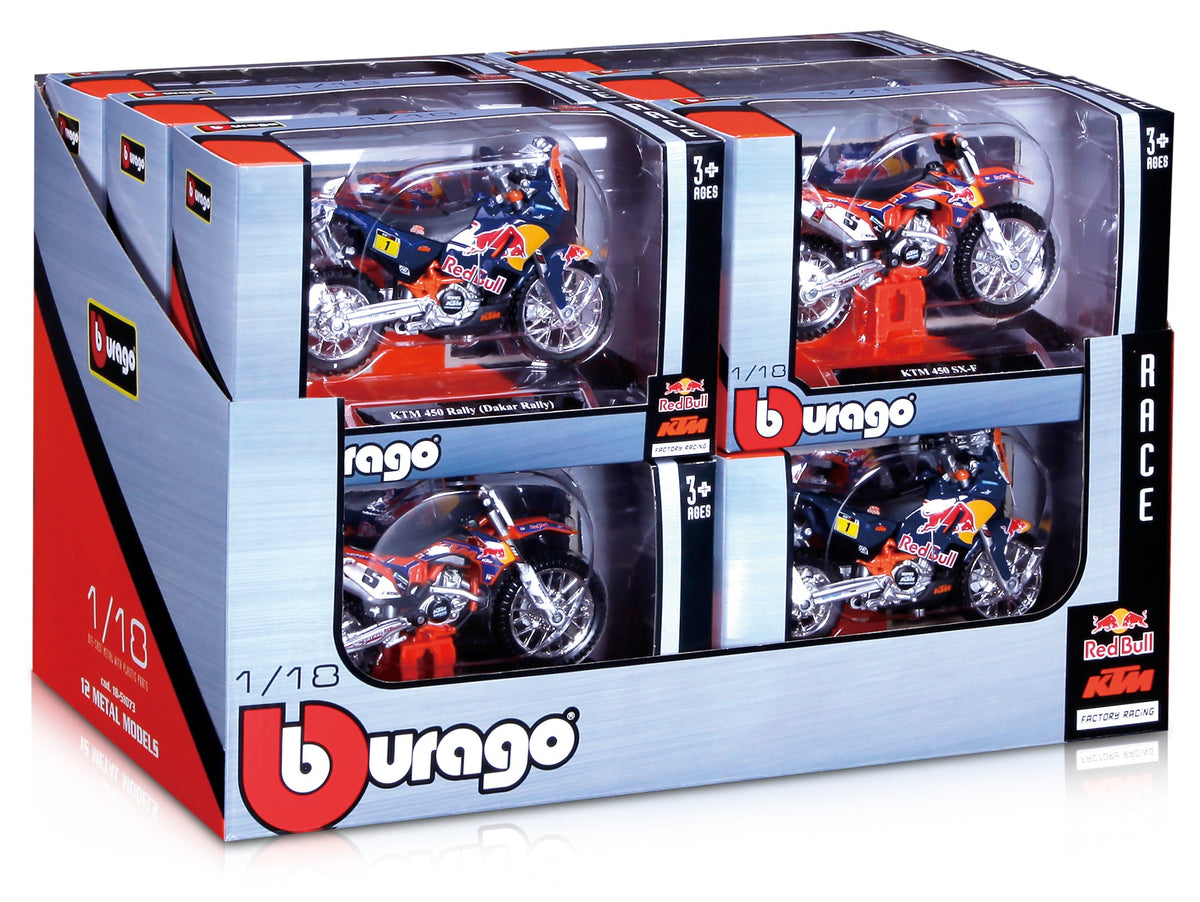 1:18 WRB KTM CYCLE - DISTRIBUTEUR 12 PIÈCES