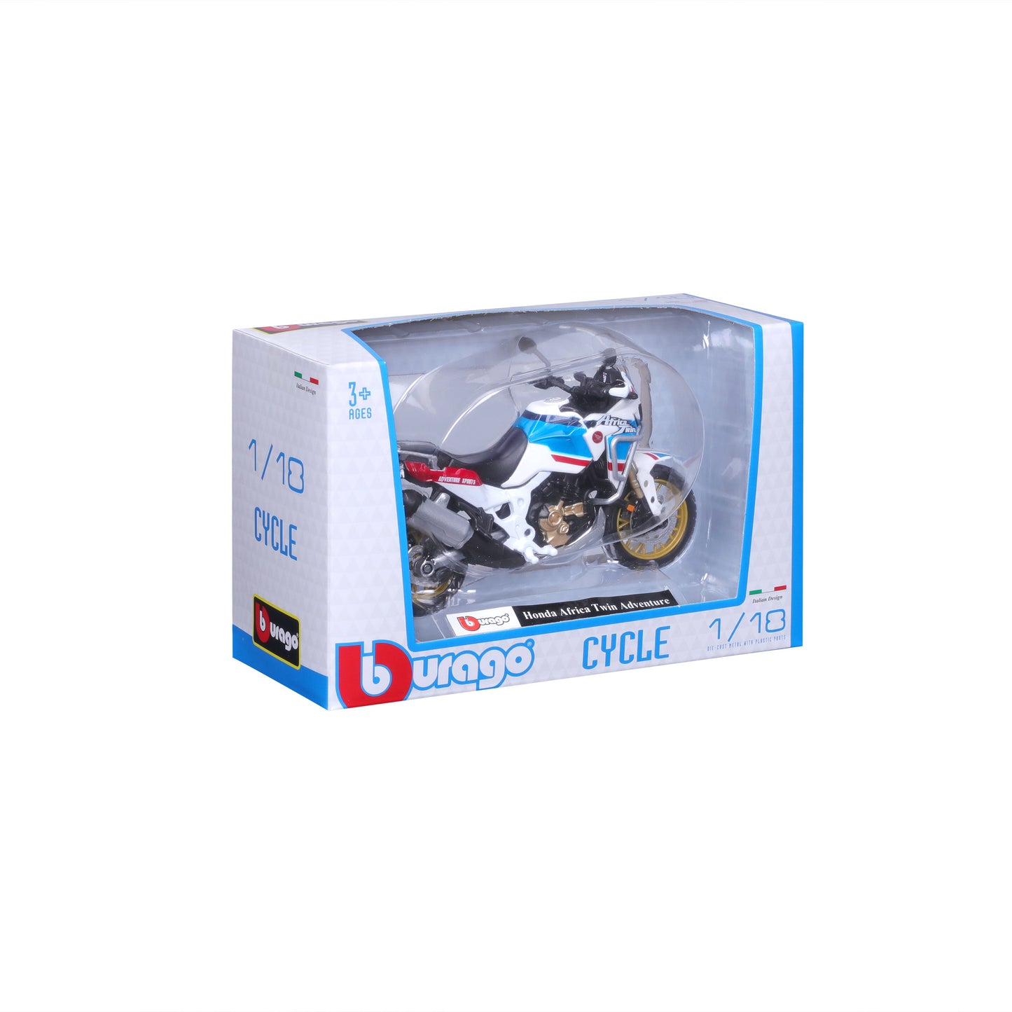 1:18 MOTORBIKE HONDA AFRICA TWIN ADVENTURE BIKE