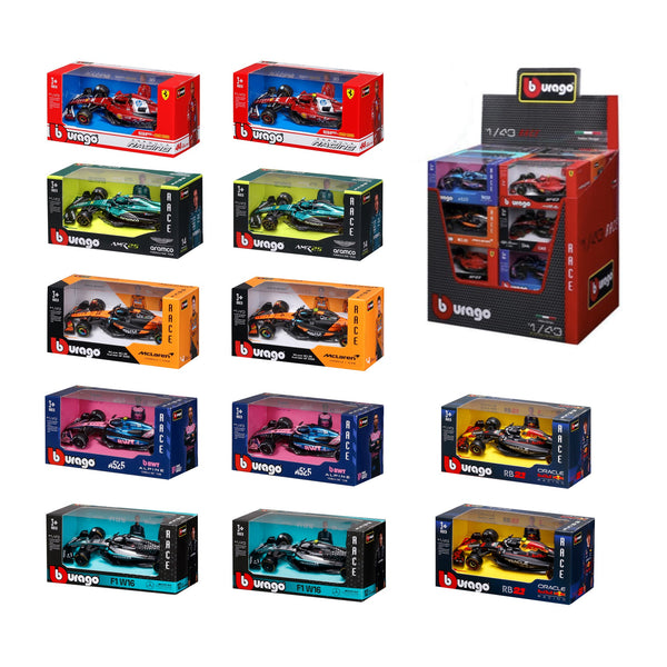 1:43 F1 CAR ASSORTMENT 2025 24PC CDU