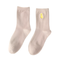 Calcetines de pollito bordados