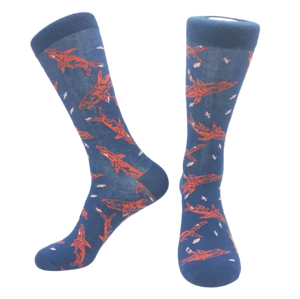 Red Shark Socks