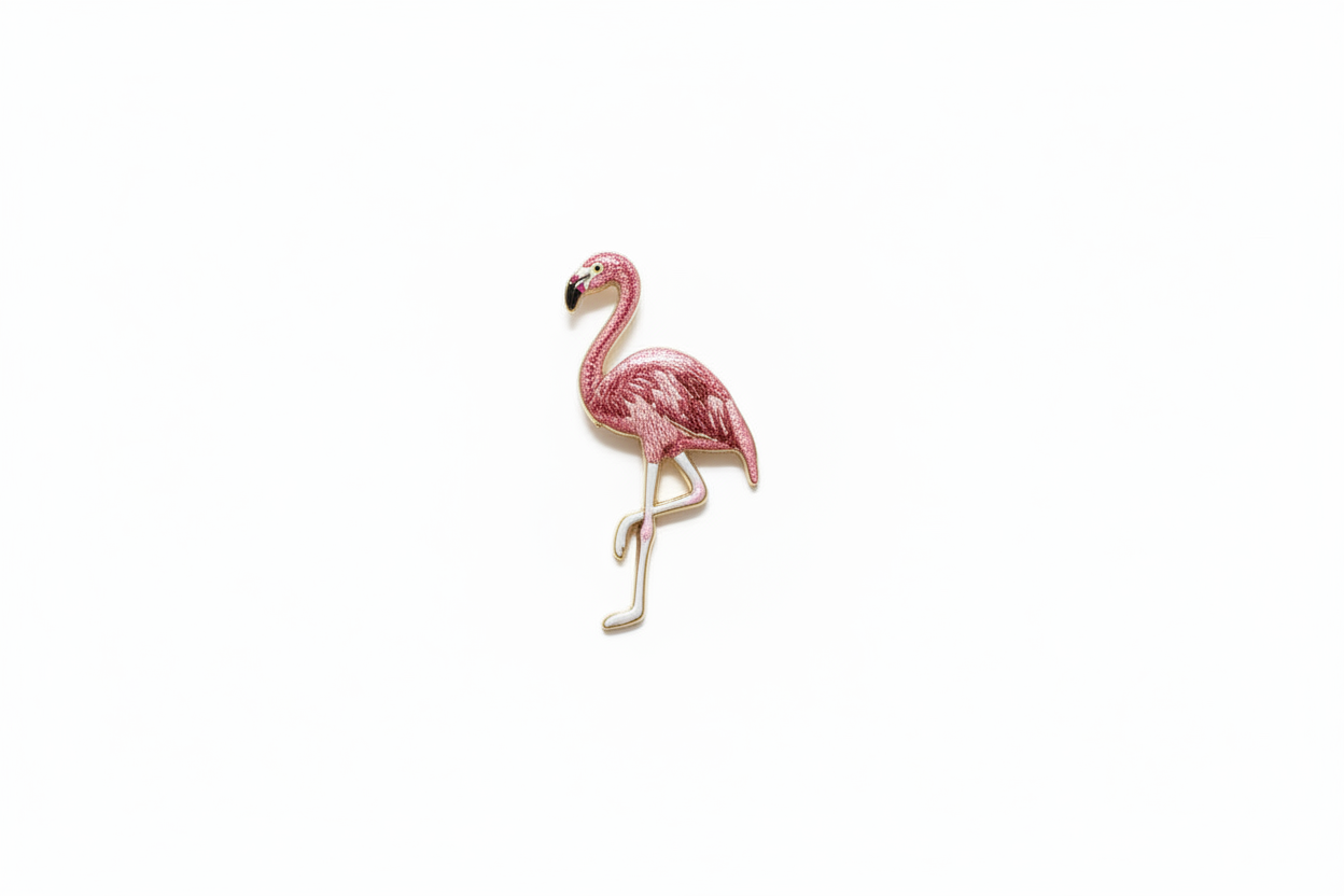 Patch Flamant rose thermocollant