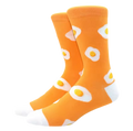 Ovo estrelado com meias laranja