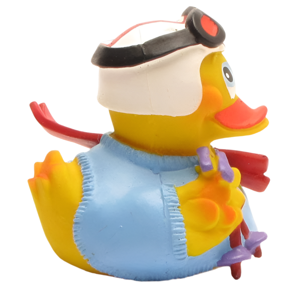Pato esquiando