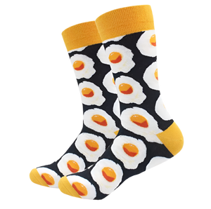 Zwarte sokken, gebakken ei