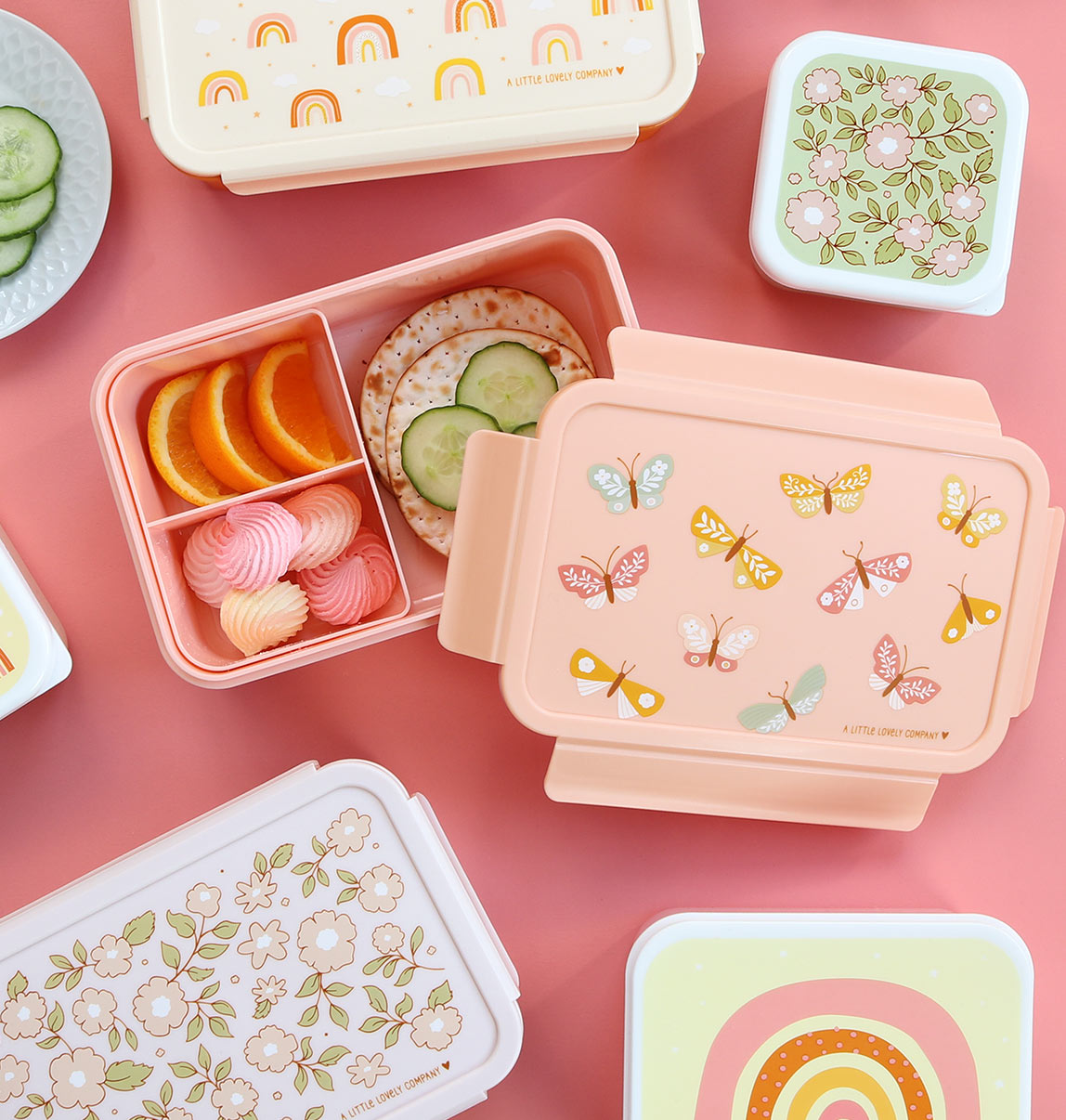 Boîte à déjeuner bento - Papillons – vue 3 – A Little Lovely Company
