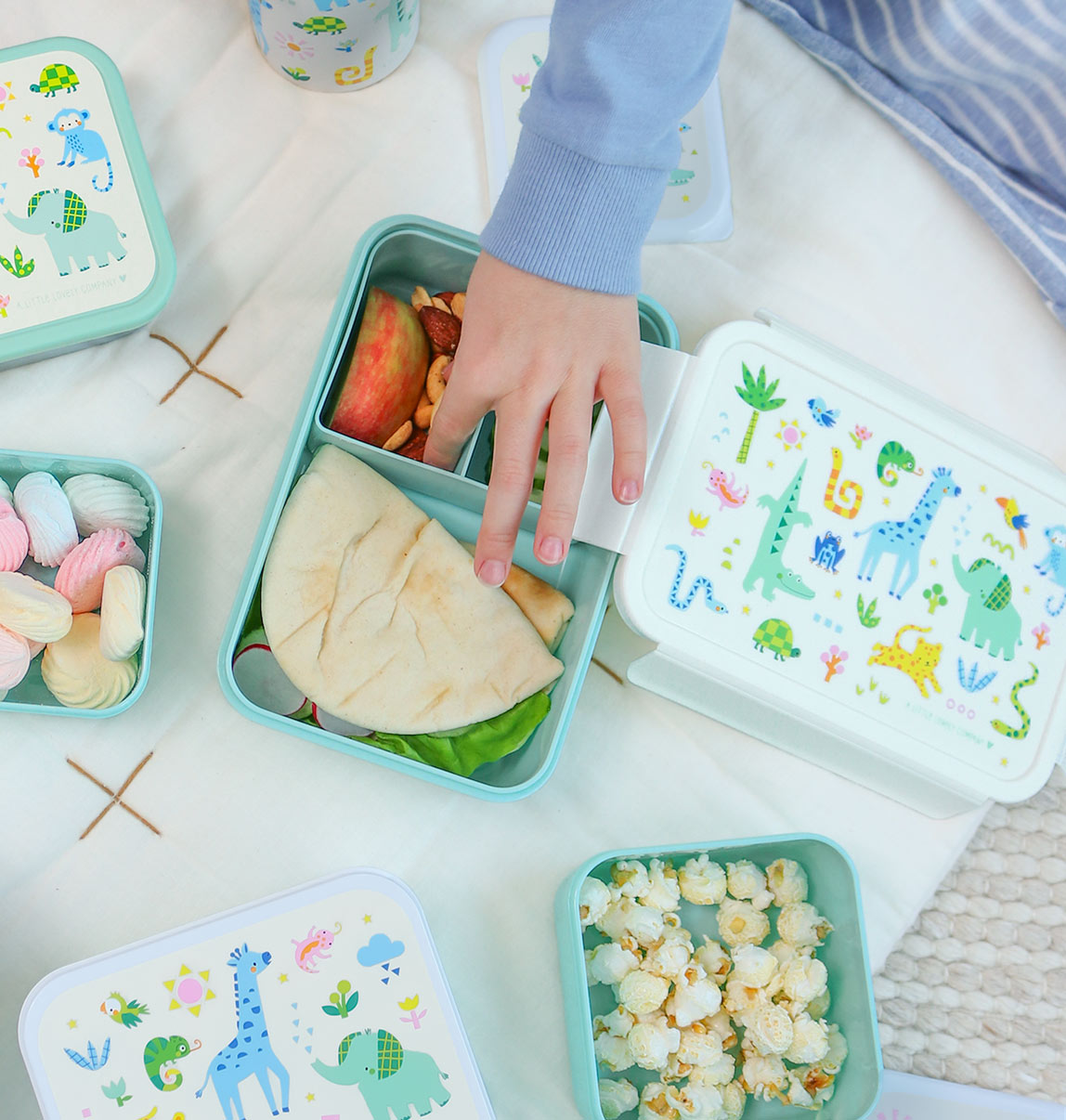Boîte à déjeuner bento - Jungle – vue 2 – A Little Lovely Company