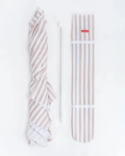 Toldo de playa con bolsillos de arena – SUNGOLD