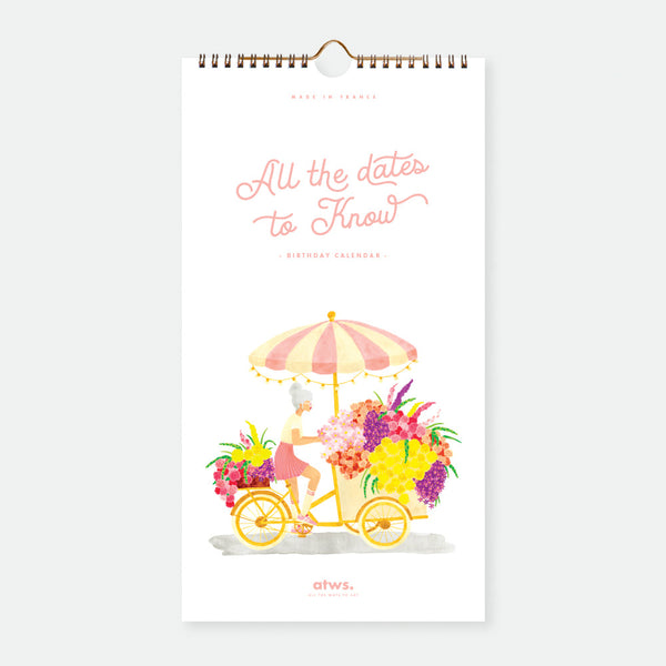 Birthday calendar
