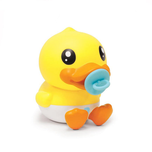 Madeira de pato de bebê amarelo