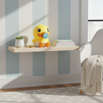 Madeira de pato de bebê amarelo