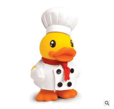 Salvadanaio a forma di anatra chef