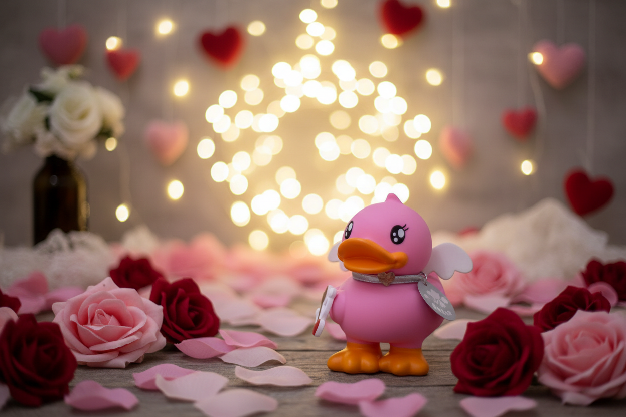 Cupido Roze Eend Spaarpot