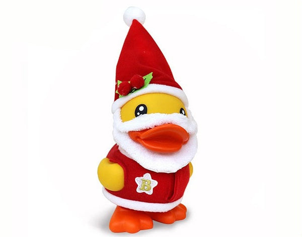 Salvadanaio a forma di anatra di Babbo Natale