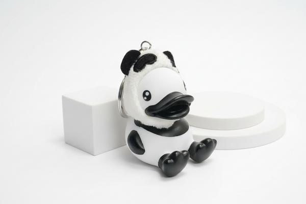 Portachiavi anatra e panda