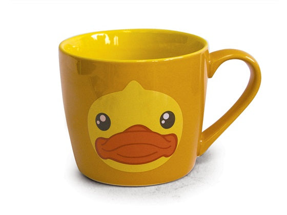 Caneca de pato amarelo