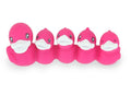 Roze eend tandenborstelhouder