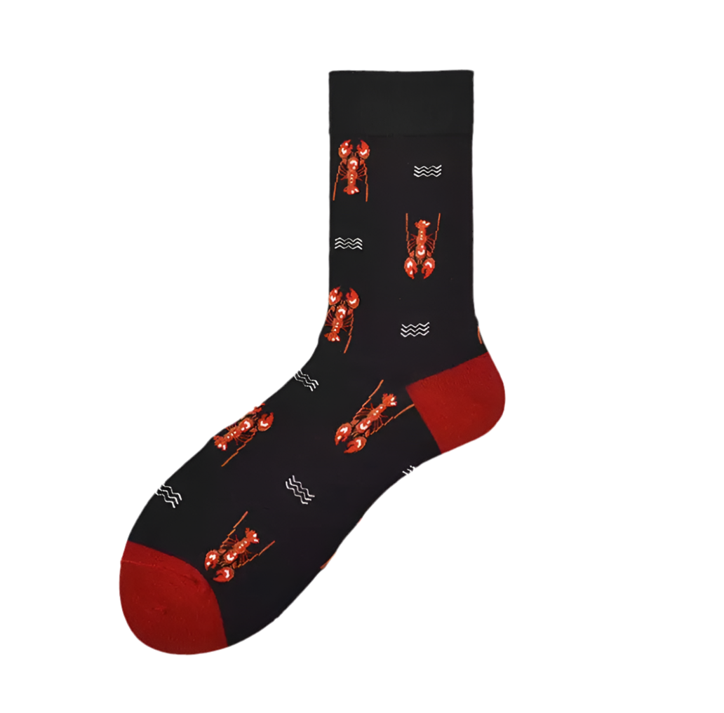 chaussettes noires homards mrcol