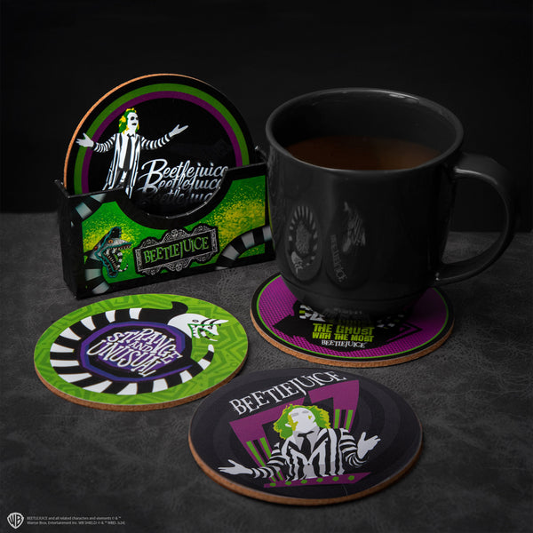 Beetlejuice Coaster Set - 4 Pack