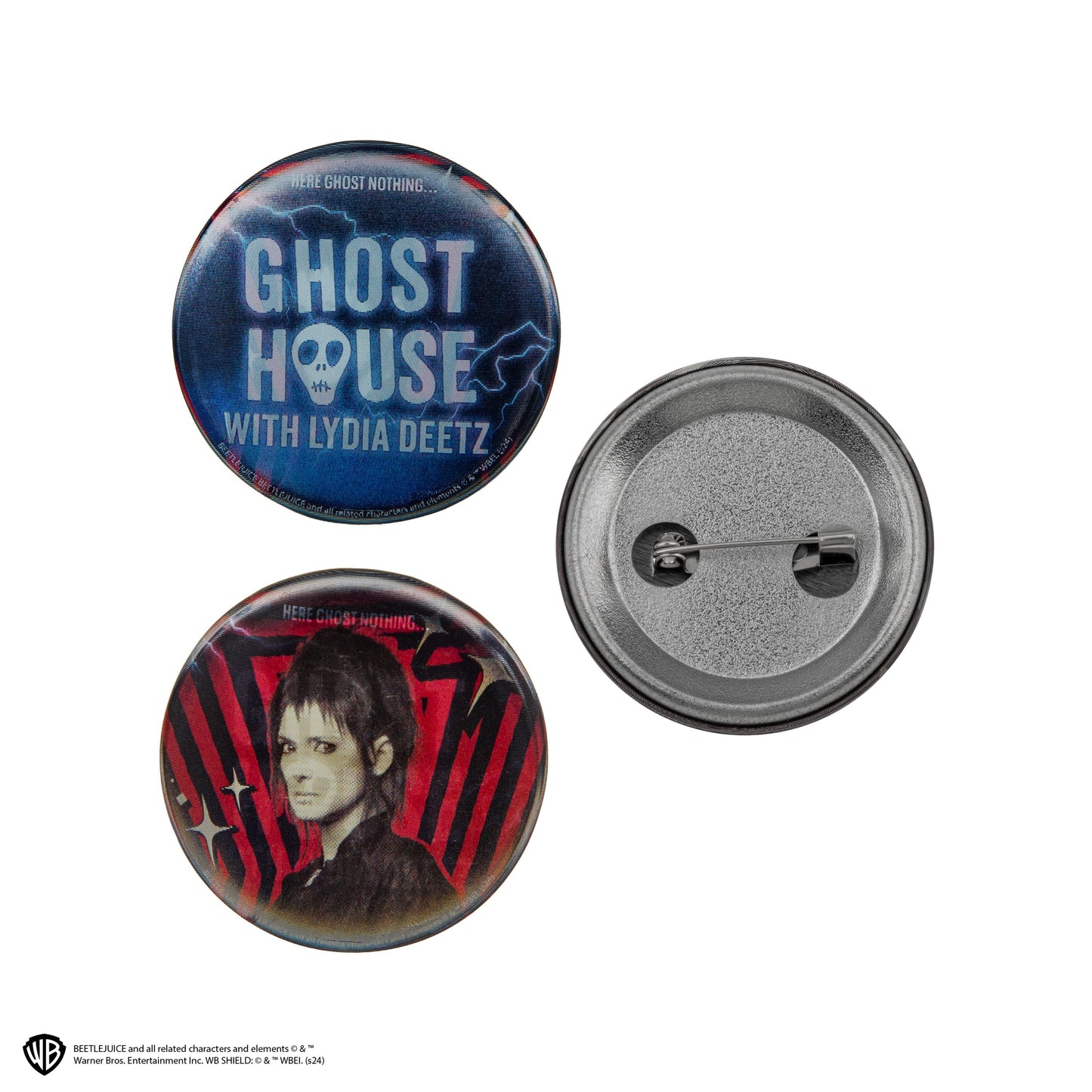 Set de 6 Badges Lenticulaires Beetlejuice