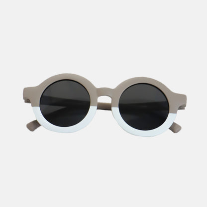 Lunettes de soleil Enfant Hop'Pop – CAT 3 – Bicolore Taupe Imparfait