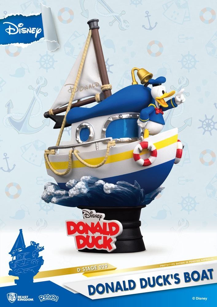 Diorama do palco D: Barco do Pato Donald
