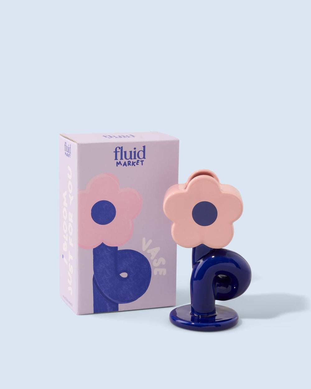 Loop-Blumenvase