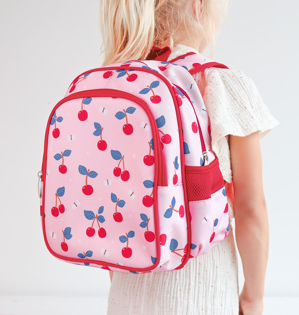 Sac à dos enfant - Cerises – vue 2 – A Little Lovely Company