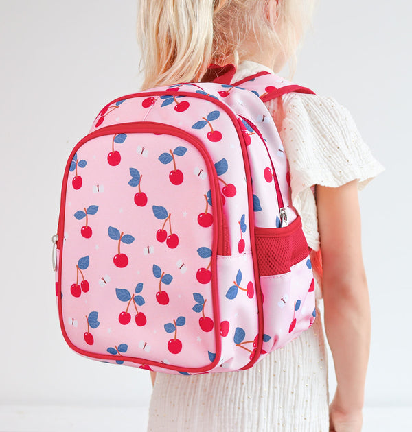 Sac à dos enfant - Cerises – vue 2 – A Little Lovely Company