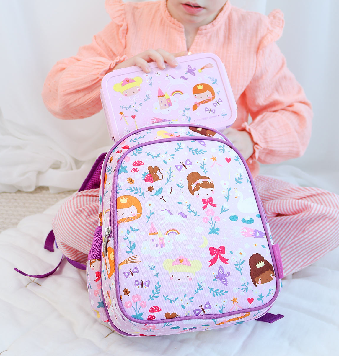 Sac à dos enfant - Princesses – vue 6 – A Little Lovely Company