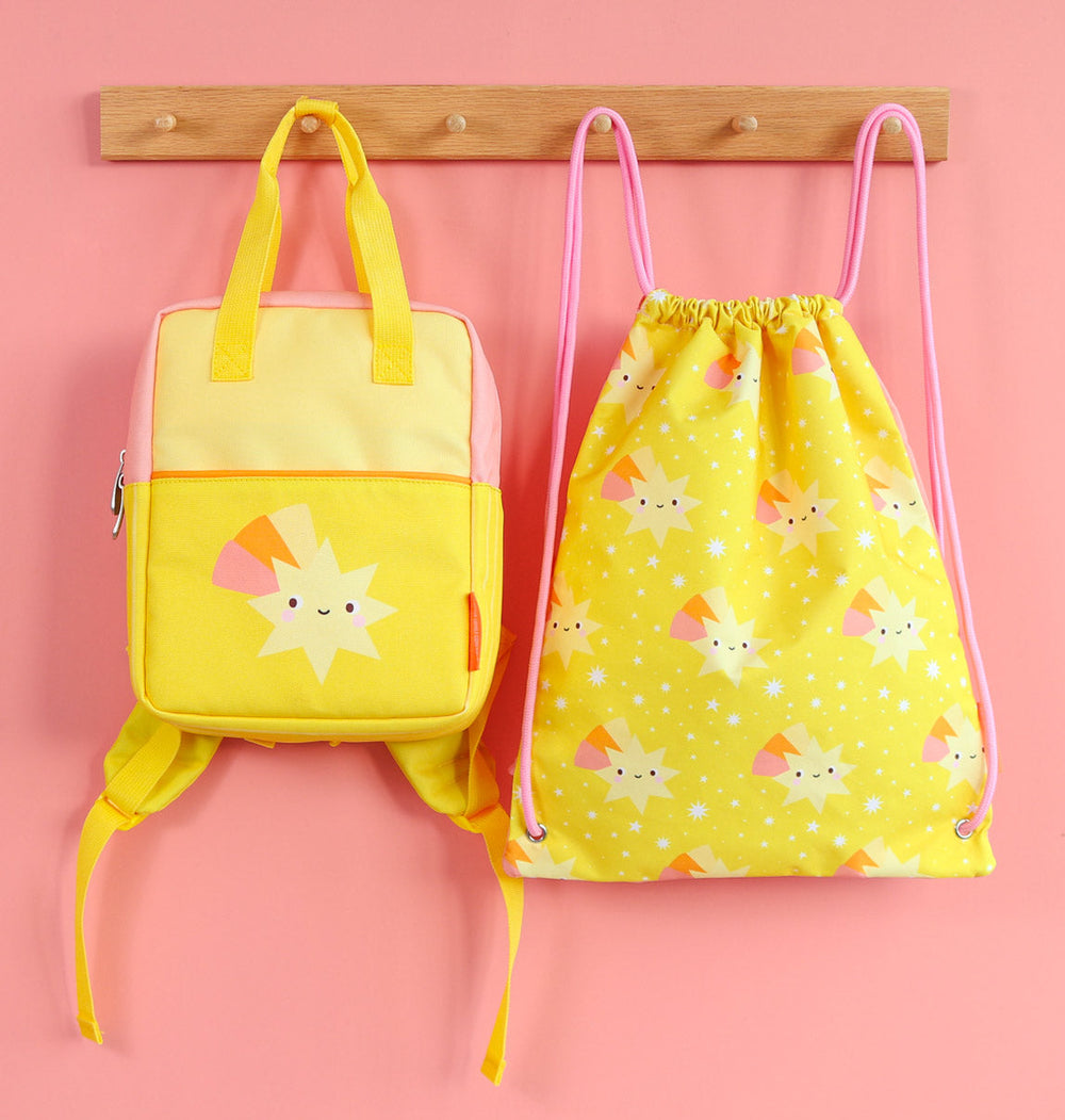 Petit sac à dos carré enfant - Étoile filante
