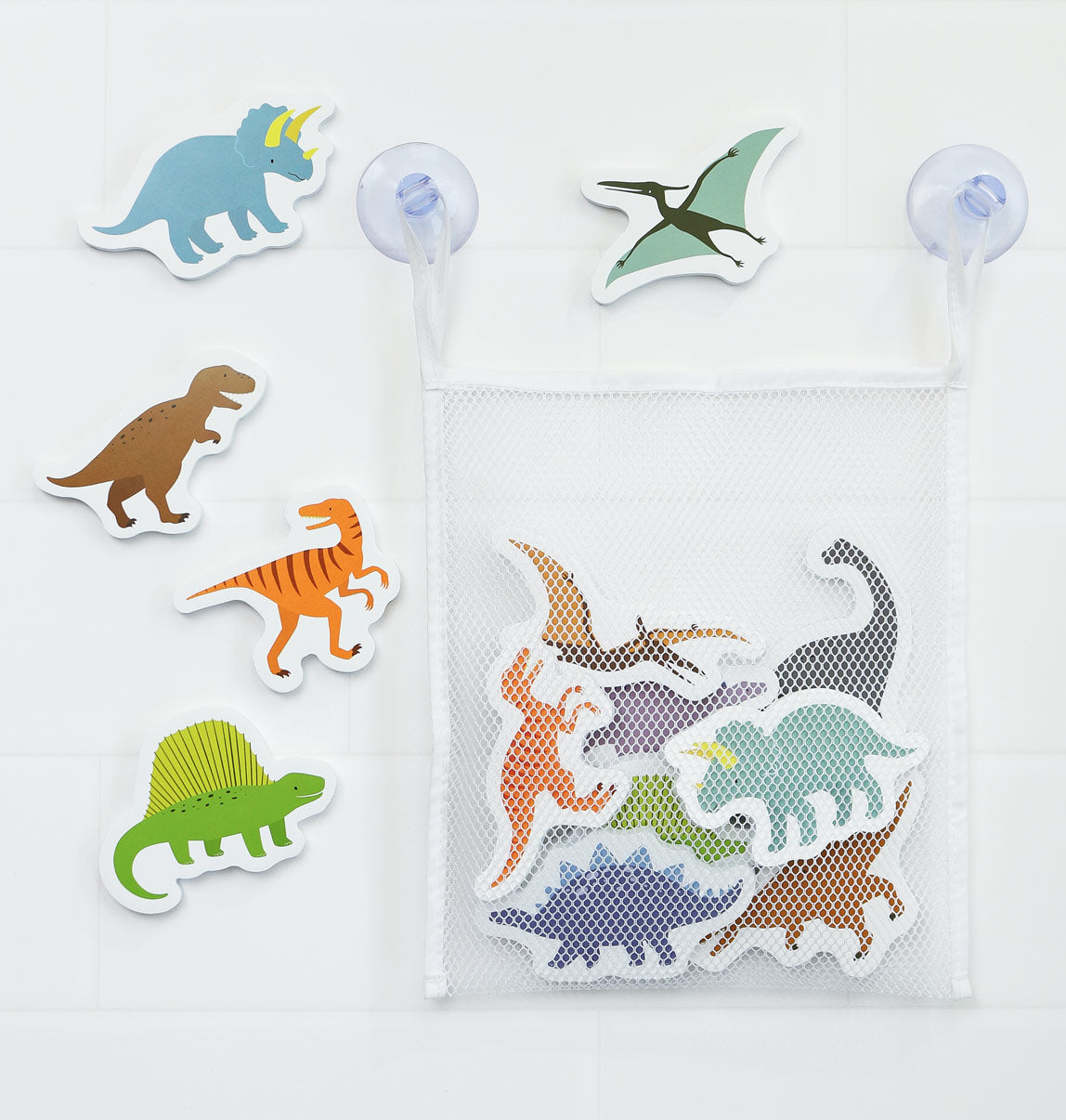Jouets de bain en mousse - Dinosaures