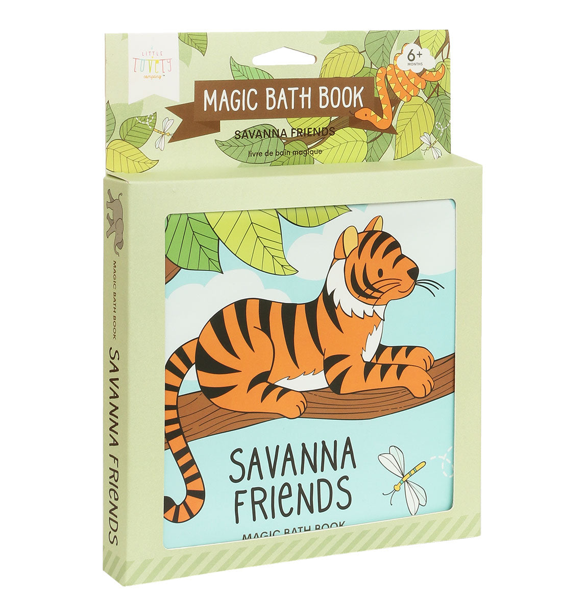 Livre de bain magique - Amis de la savane – vue 7 – A Little Lovely Company