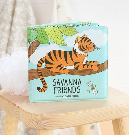 Livre de bain magique - Amis de la savane – vue 4 – A Little Lovely Company