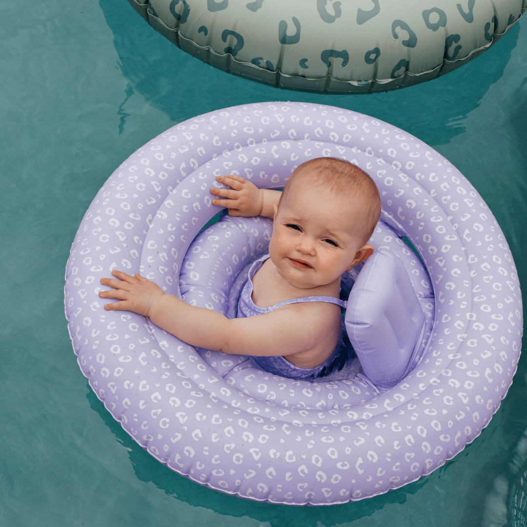 Baby Float - Lila - Leopard - 0/1 Years