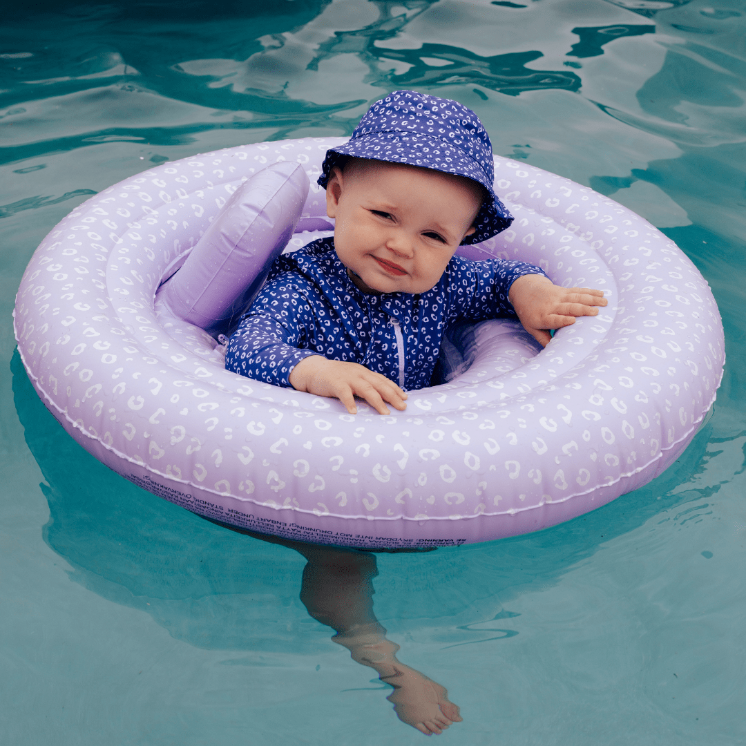 Baby Float - Lila - Leopard - 0/1 Years